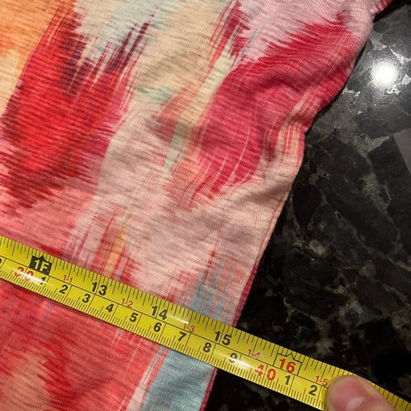 $113 David Cline BRIGHT tie dye tee shirt dress. Size Small. Cheerful and fun. - Picture 8 of 10